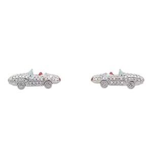 NWT Kate‎ Spade New York Minute Car Stud Earrings KJ426 CZ Enamel NYC Preppy